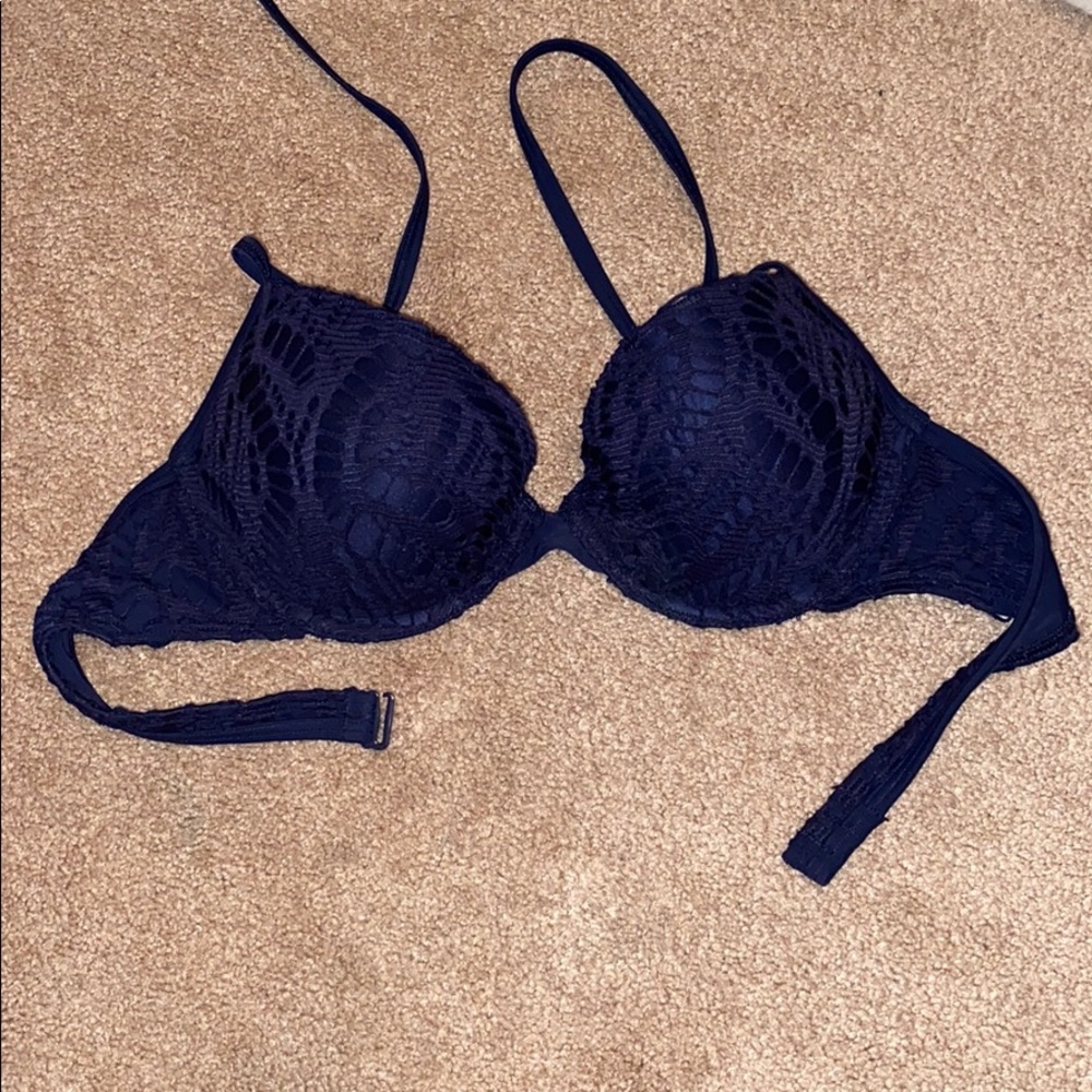 Navy bikini set from aerie